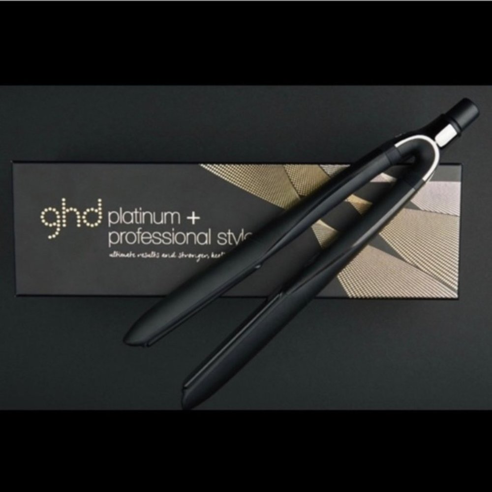 BNIB GHD Platinum + 1in hair straightener black
